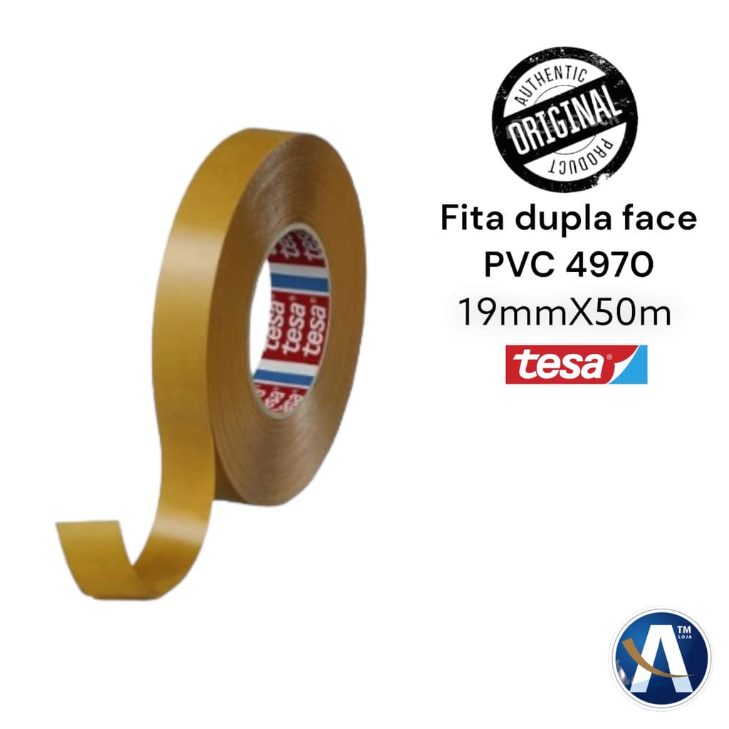 Fita Dupla Face de PVC 4970 Tesa 19mmX50m