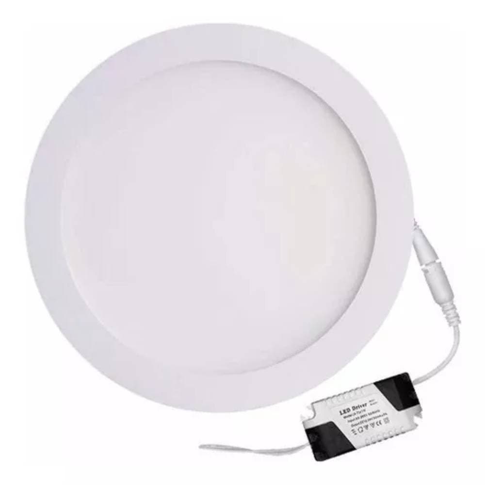 Painel de Led Redondo Embutir 24w Branco Frio 6500k