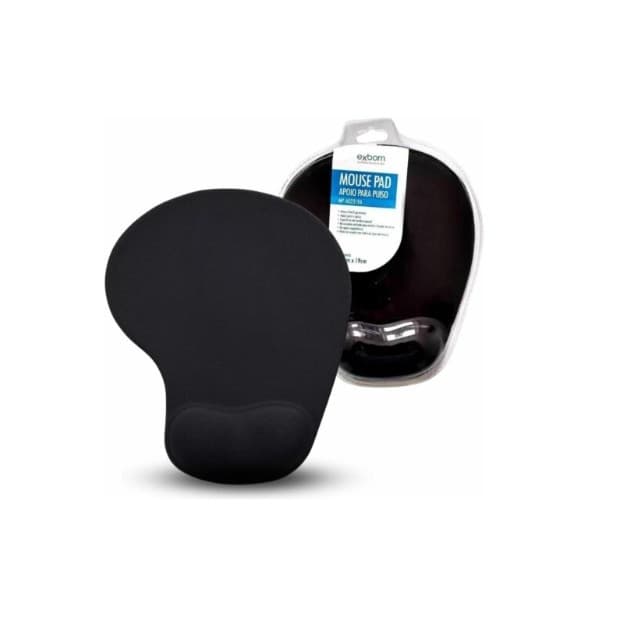 MOUSE PAD ERGONÔMICO COM APOIO DE PUNHO (MP-AU2319A) EXBOM