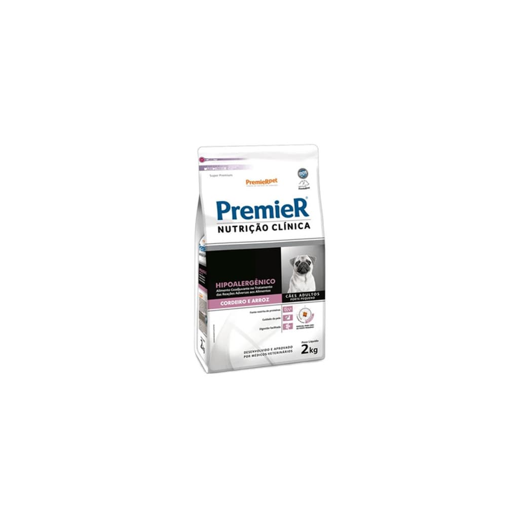 RACAO PREMIER N/C HIPOALERGENICO CORDEIRO PEQ 2KG