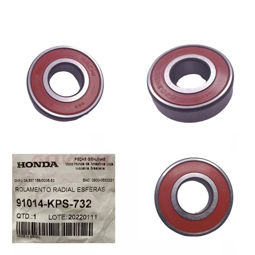 Rolamento Dianteiro Roda Xre300 2010 A 2022 Honda Original