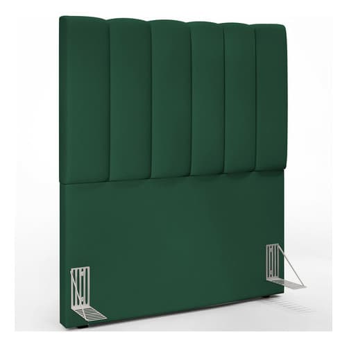 Cabeceira Cama Box Solteiro 100 Cm Dália Suede Verde Musgo