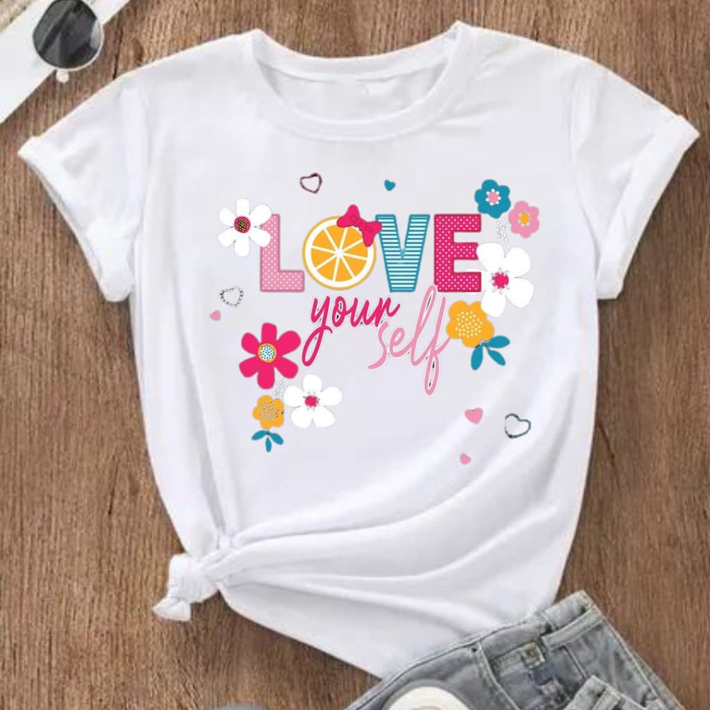 Camiseta T-Shirt Feminina Conforto Praticidade Modelagem Ideal para o Dia a Dia Estilo Básico para o Verão