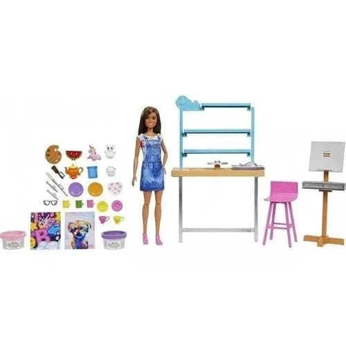 Barbie Wellness Studio De Arte Criativo Mattel - Hcm85