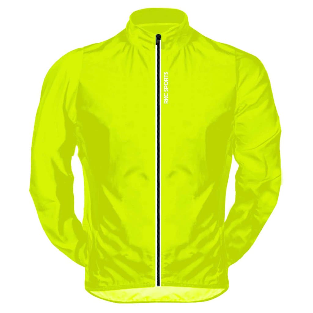 JAQUETA CORTA VENTO CICLISMO MASCULINO COM BOLSOS