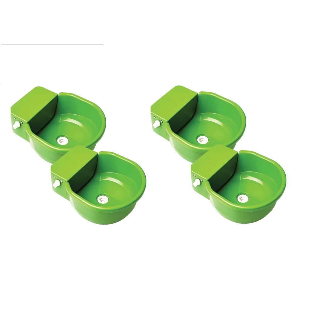Bebedouro Cocho Pet Com Bóia Verde 7 Litros - 4 unidades