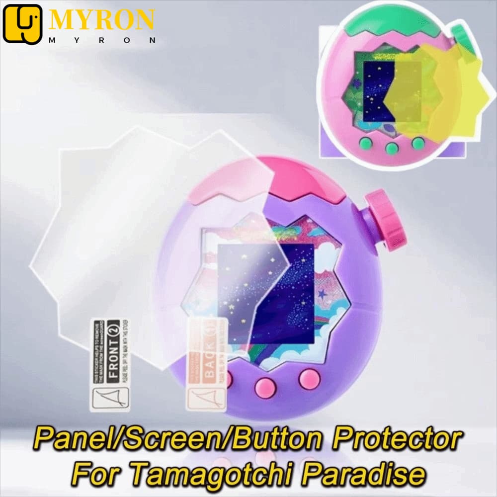 Capa Protetora De Painel MYRON1 1/3 PCS , Película Tela Anti-Riscos HD Macia , Para Tamagotchi Paradise