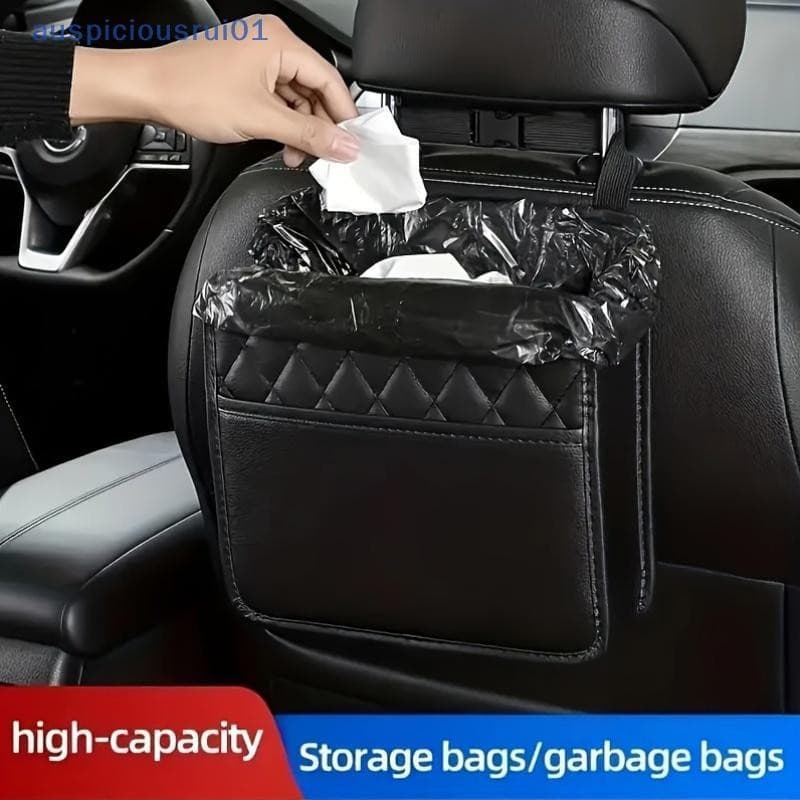Bolsa de Armazenamento Suspensa para Banco Traseiro do Carro Winner 01 Lixeira Multifuncional Organizador NDSL