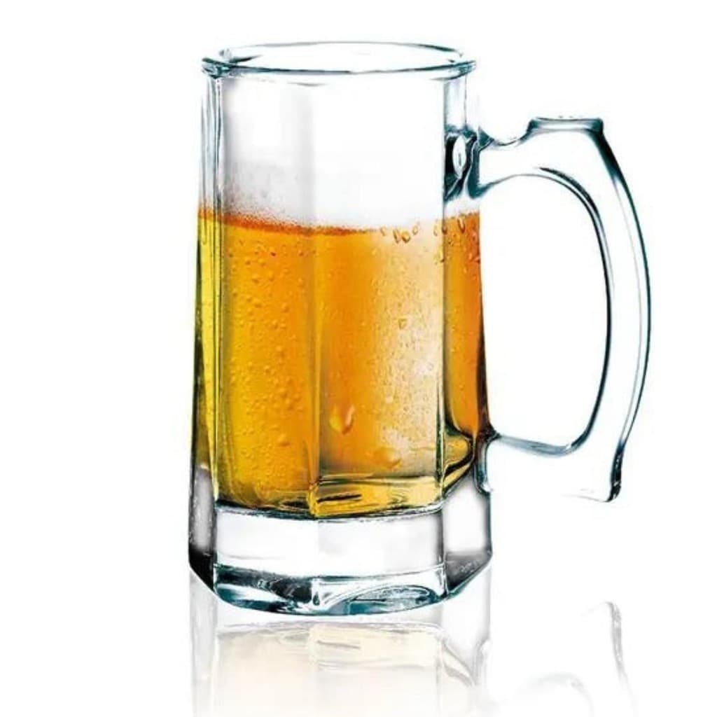 Caneca De Vidro Chopp 0 Grau 380ml Bar Restaurante