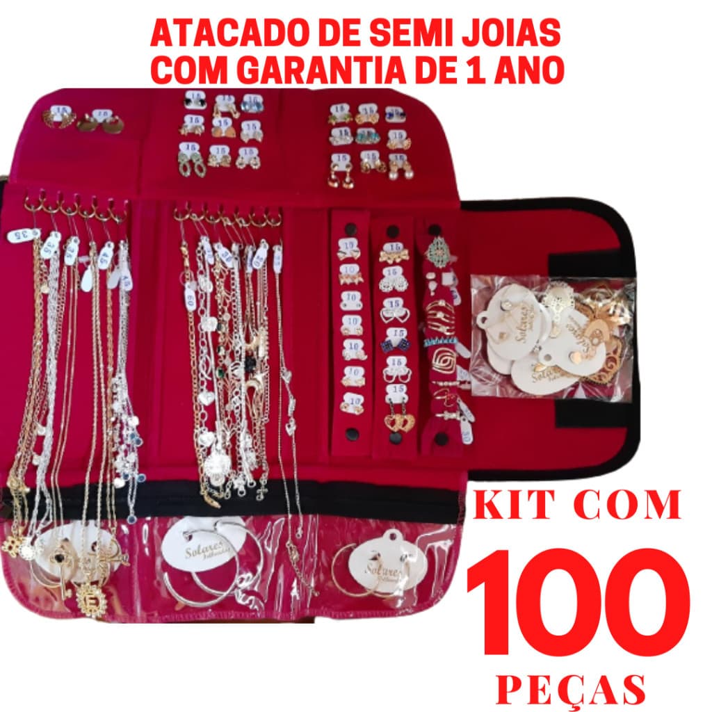 Reposição de Semi Joias kit com 100 Peças.......