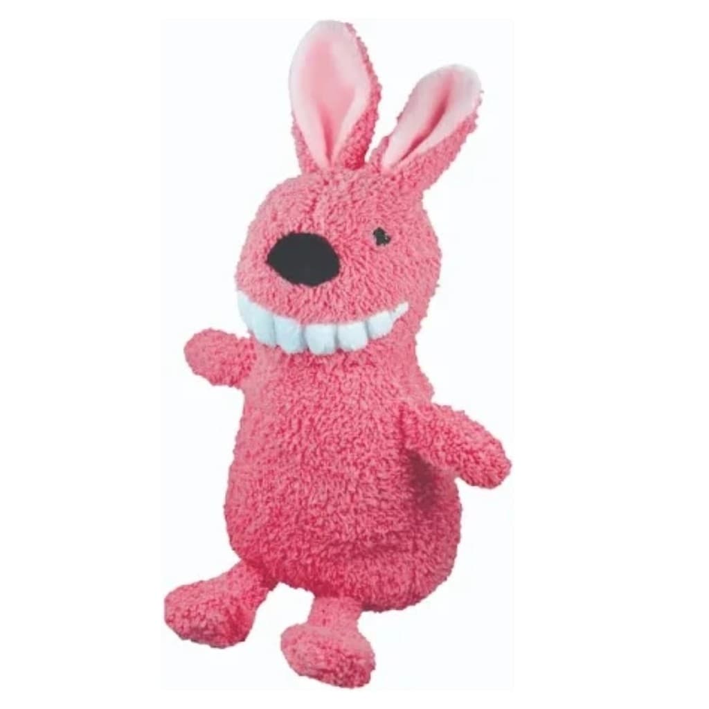 MORDEDOR BRINQUEDO PET PELÚCIA DENTINHOS COELHO JAMBO MORDEDOR CÃES.