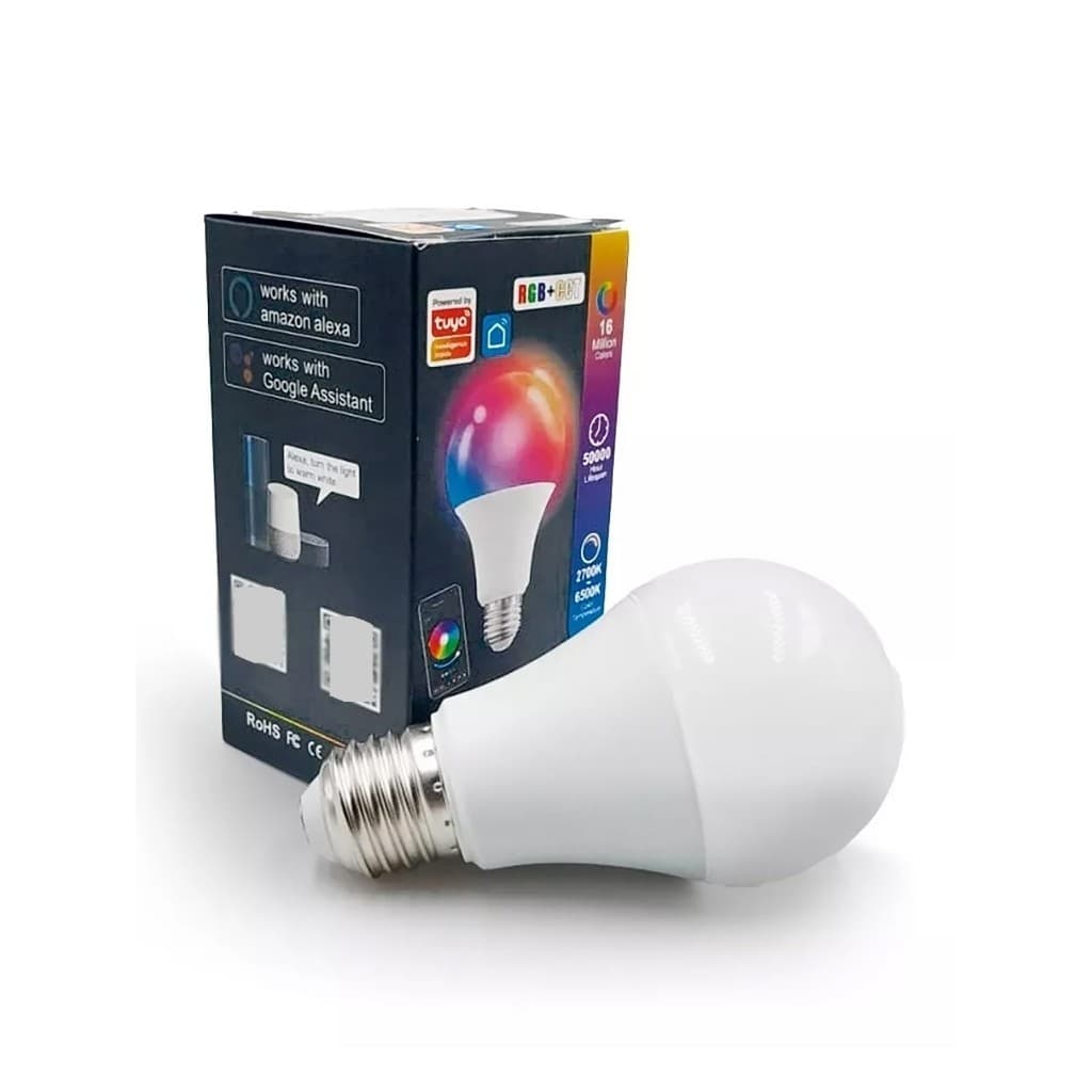 Lâmpada Inteligente 15W  Rgb Smart Life Tuya Para Alexa E Google Assistant