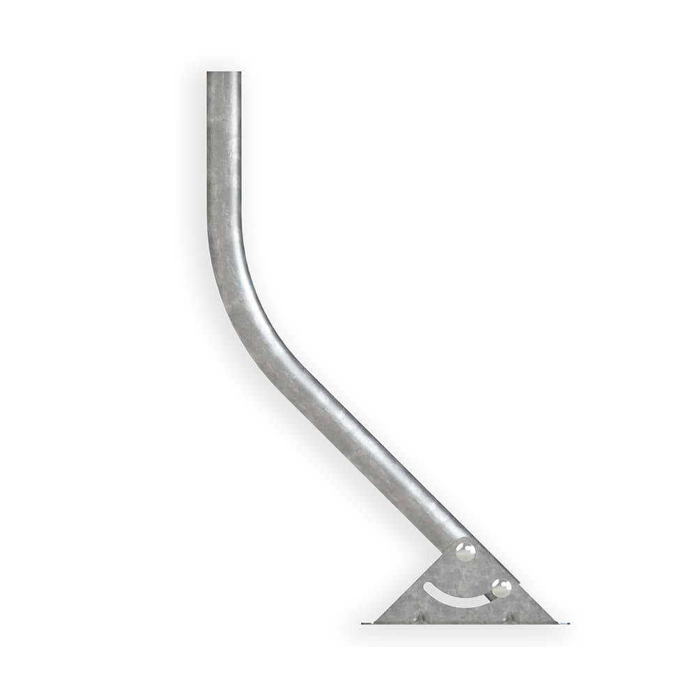 Suporte Mastro Articulado Alumínio Antena Digital Uhf Vhf
