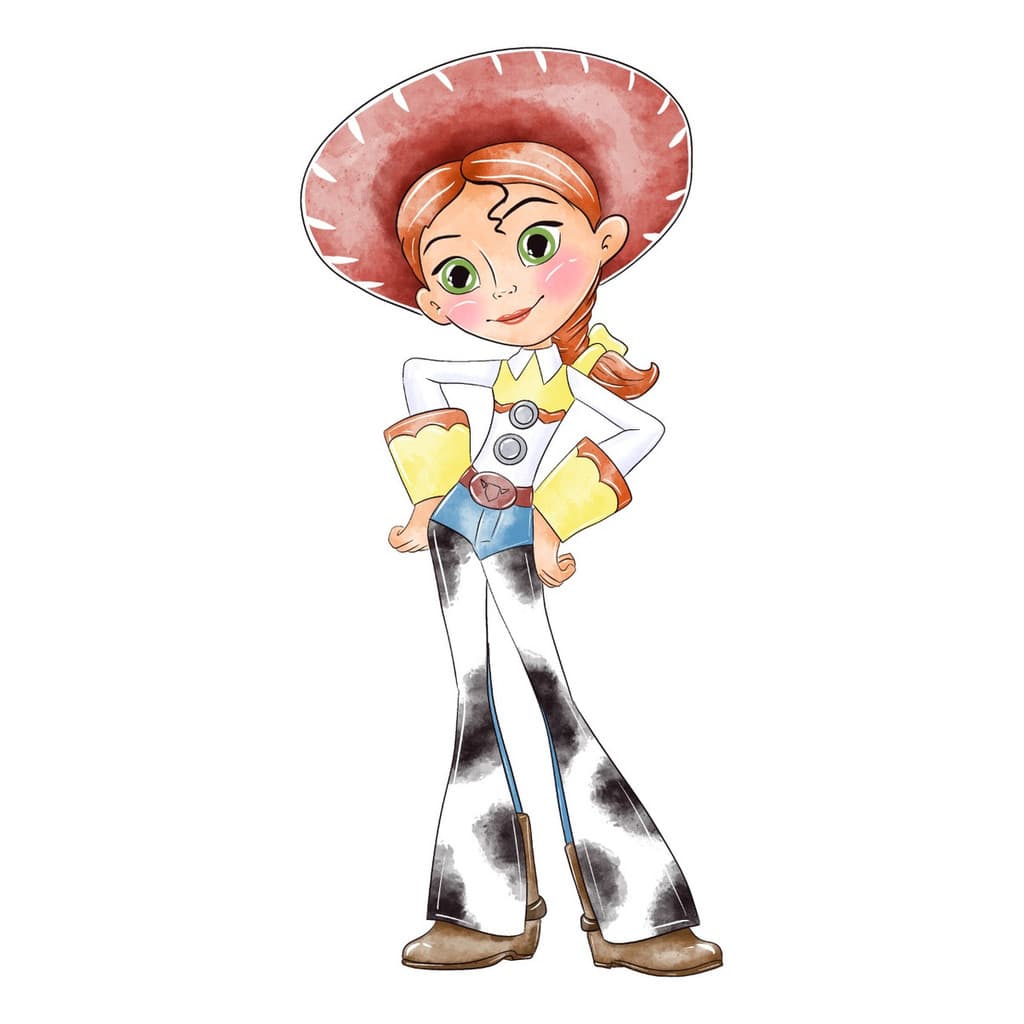 2 Displays, Toy Story (jessy E Woody) 60CM. Mdf 3mm