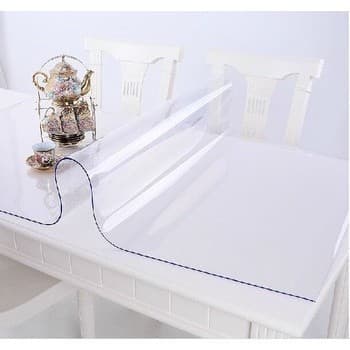 Toalha De Mesa Plastico Pvc Transparente 0.20mm - 1m X 1.40m