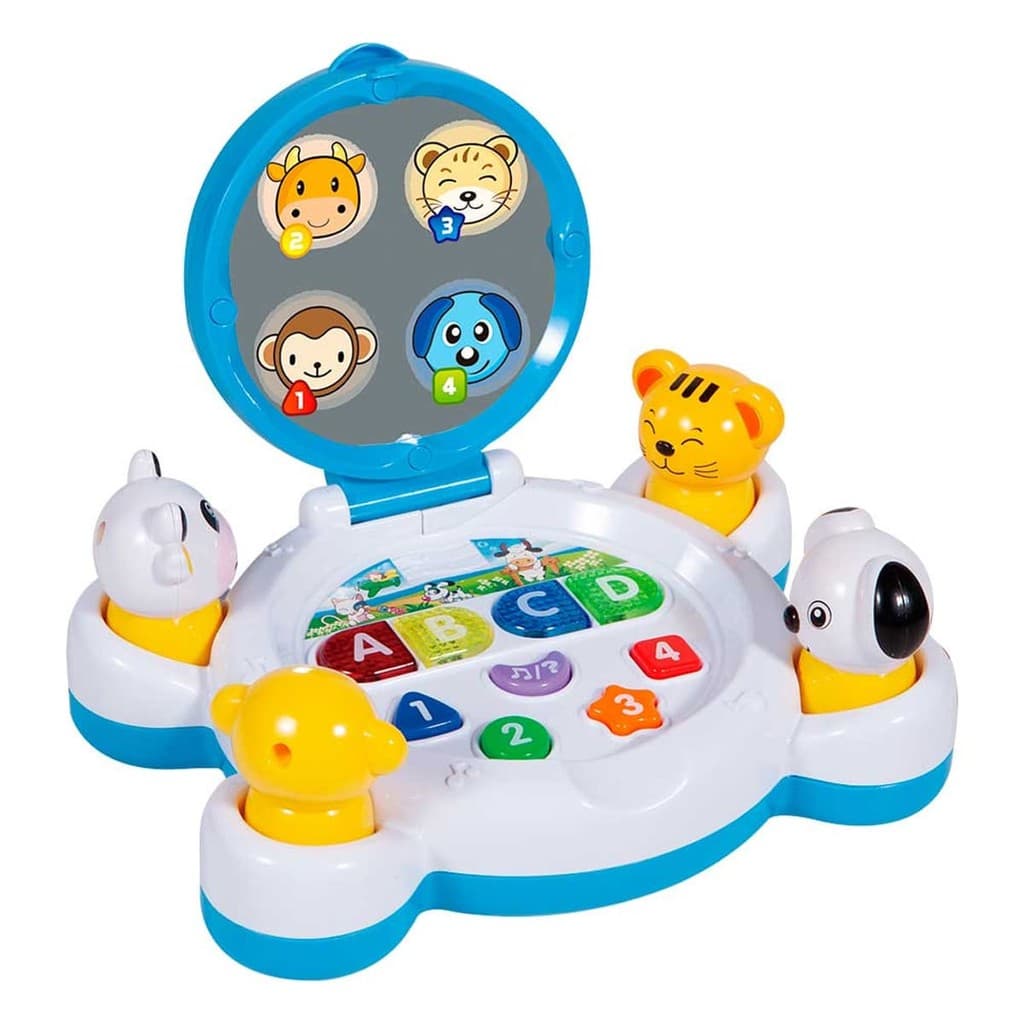 Brinquedo Musical Festa dos Bichos com Som e Luz - DM Toys