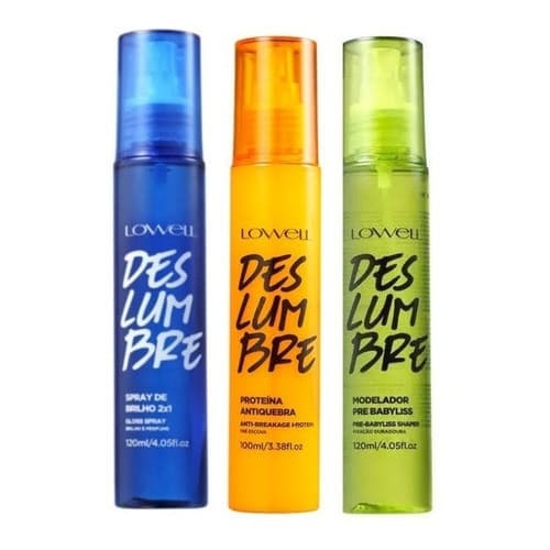 Lowell Deslumbre Spray Brilho Proteína Anti Quebra Modelador