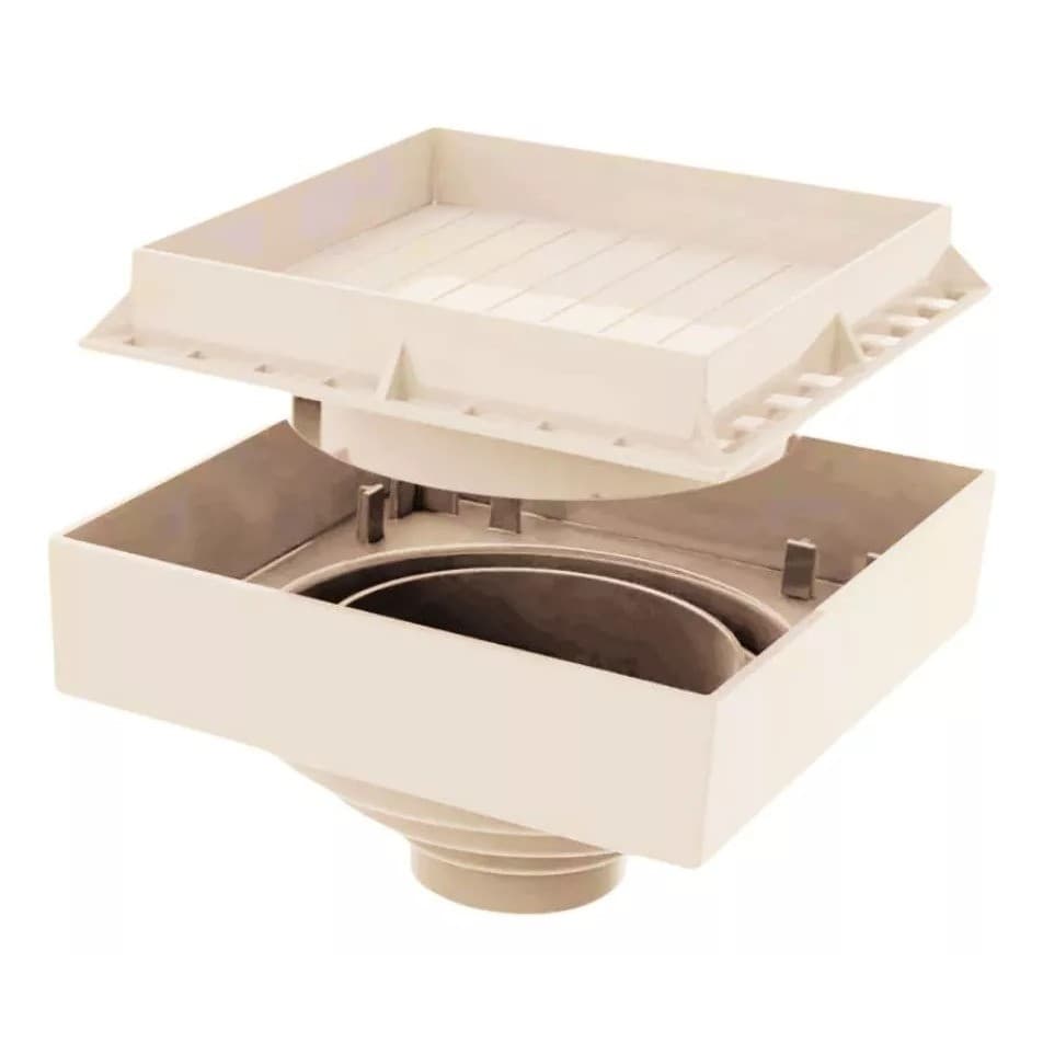Ralo 10x10 Sifonado Invisível Oculto Gourmet Luxo Antiinseto