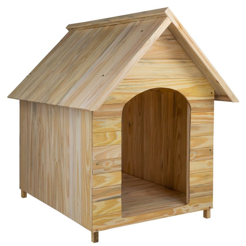 Casa Casinha De Cachorro em Madeira Sem Pintura Gigante N6