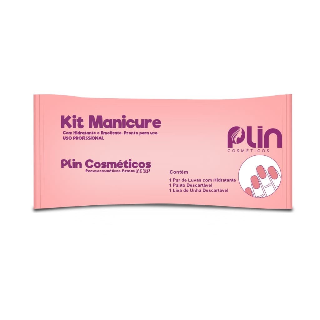 100-Kits Descartáveis Manicure com Amolecedor Para Unhas e Cutículas