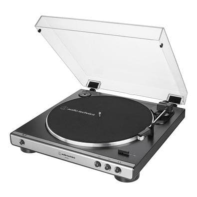 Toca Discos Audio -Technica Acionamento por Correia Plug  Preto AT-LP60X-BK-C