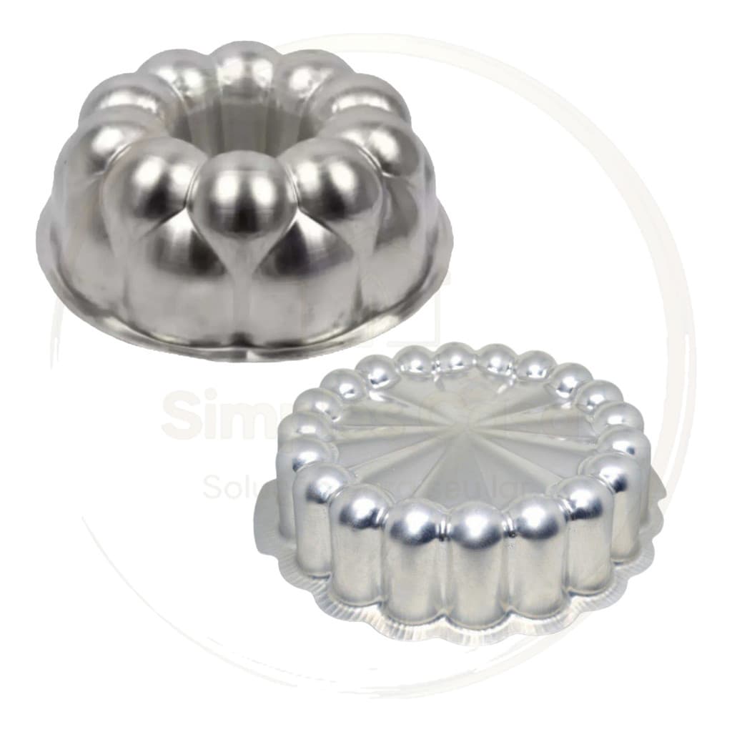Kit Conj. 2x Formas De Bolo Torta Pudim Suiça 4 + Charlote G