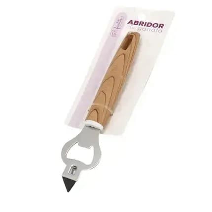 Abridor de Garrafa Plástico e Inox 18,5x4cm - UCO420 Novos