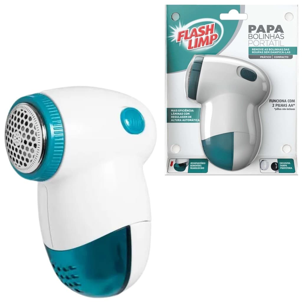 Papa Bolinhas Portátil FlashLimp CST0146 Removedor de Fiapos Tira Pelos para Roupas e Tecidos