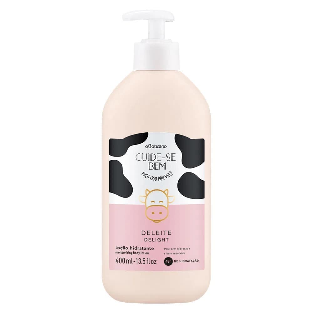 Loção Hidratante Desodorante Corporal Cuide-Se Bem Deleite, 400ml Boticário