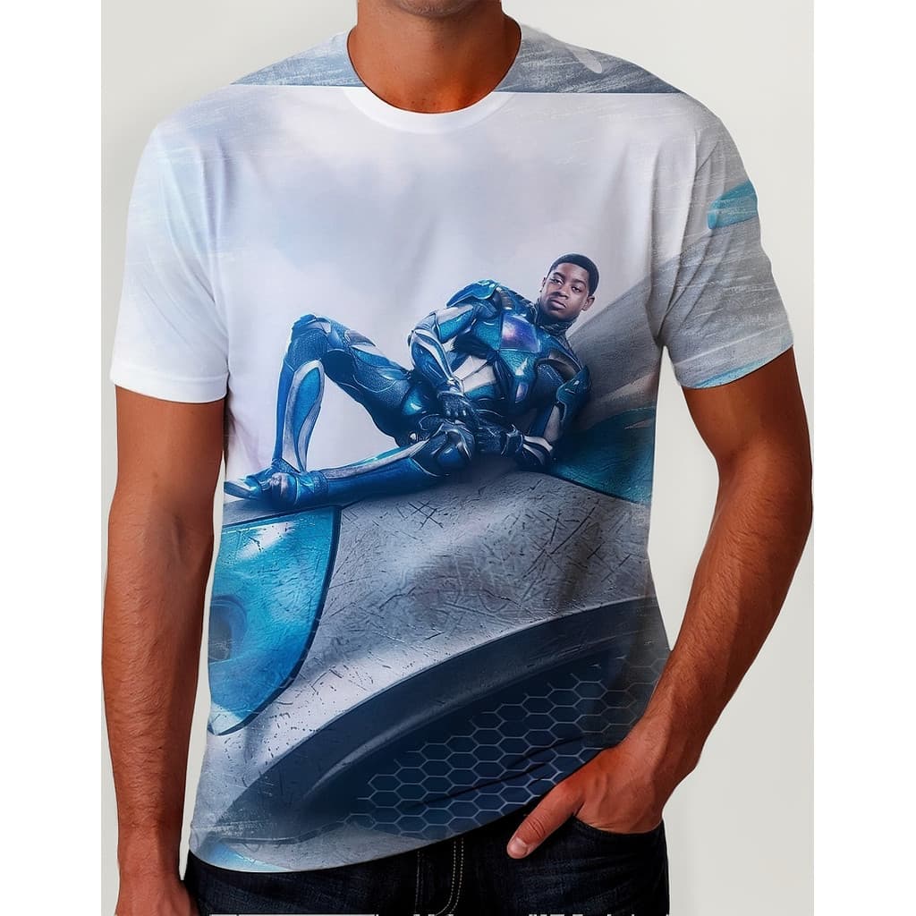 Camisa Camiseta Frente  Power Rangers Desenho 28