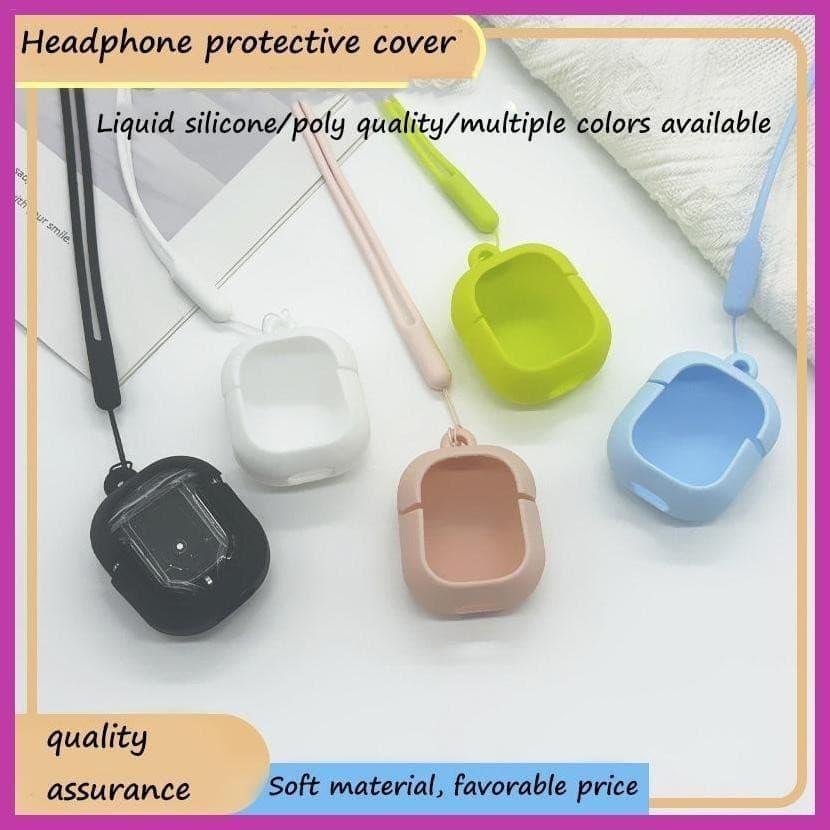 Capa Para Earbuds Sem Fio De Silicone Macia T6 Anti-Choque À Prova De Poeira Portáteis unhcxebr