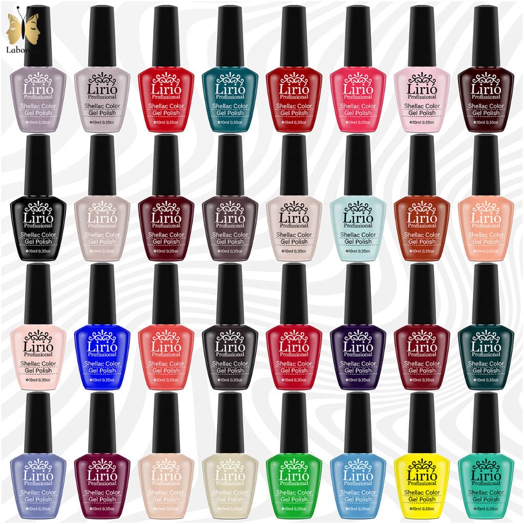 Esmalte Em gel Lirió Profissional Shellac Color Gel Polish - Unhas Manicure Profissional