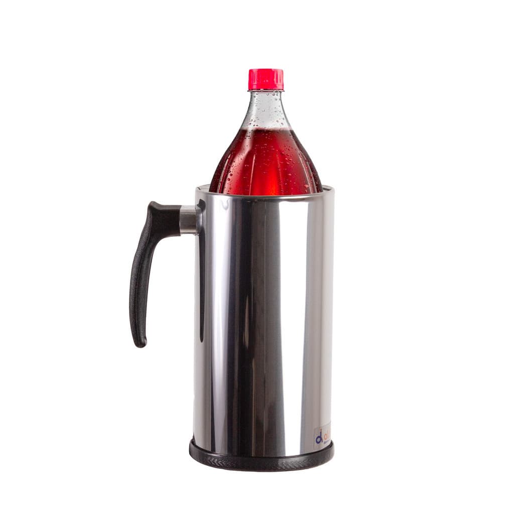 Porta Garrafa 2 Litros Camisinha Com Isopor Térmico Aço Inox