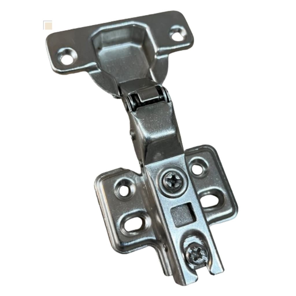 Dobradiças Curva Porta Armário 35mm C/ Amortecedor 2 Unidades
