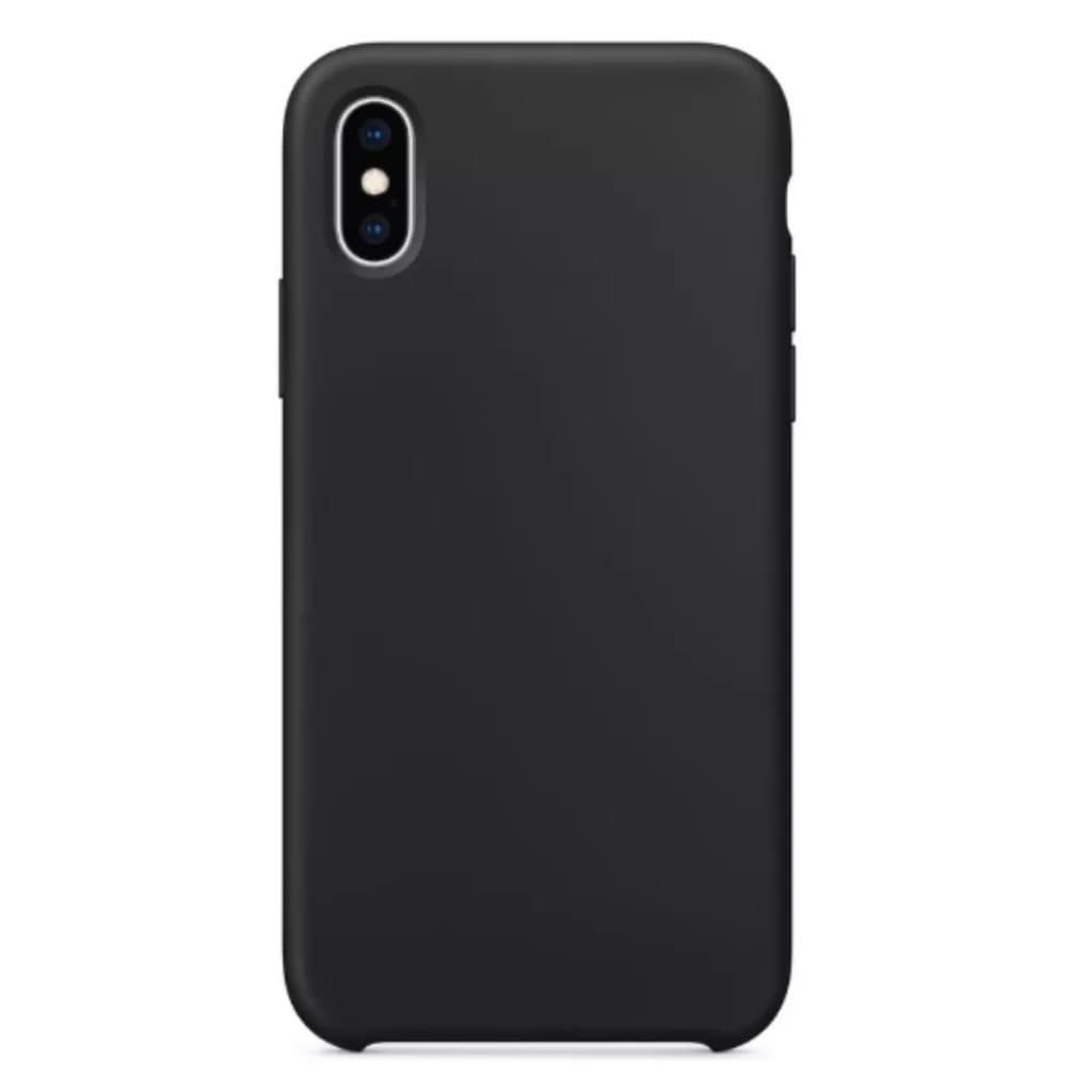 Capa Capinha Para iPhone Xr Preto Aveludada