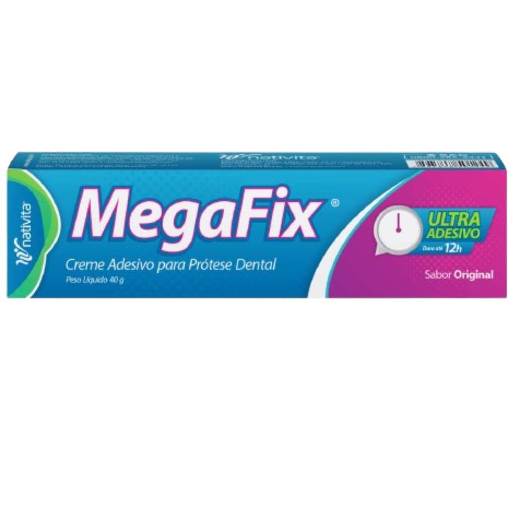 Creme fixador para Dentaduras Megafix 40g Nativita