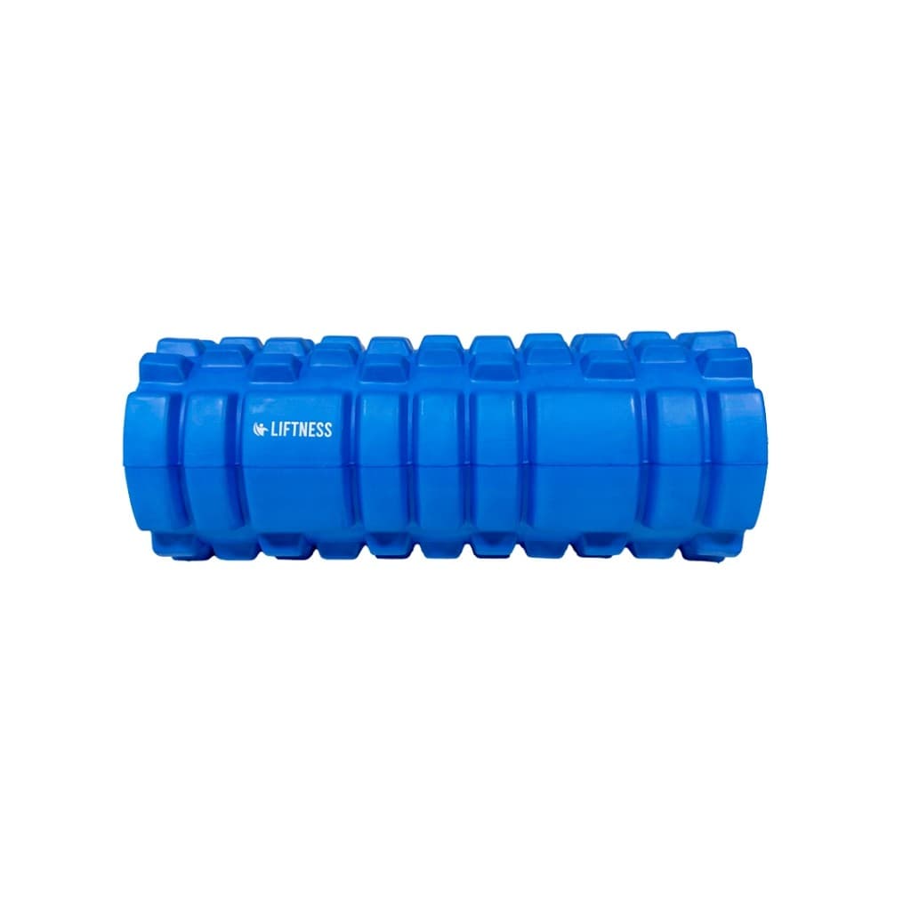 ROLO PARA LIBERAÇÃO MIOFASCIAL YOGA PILATES FUNCIONAL 33x14CM AZUL