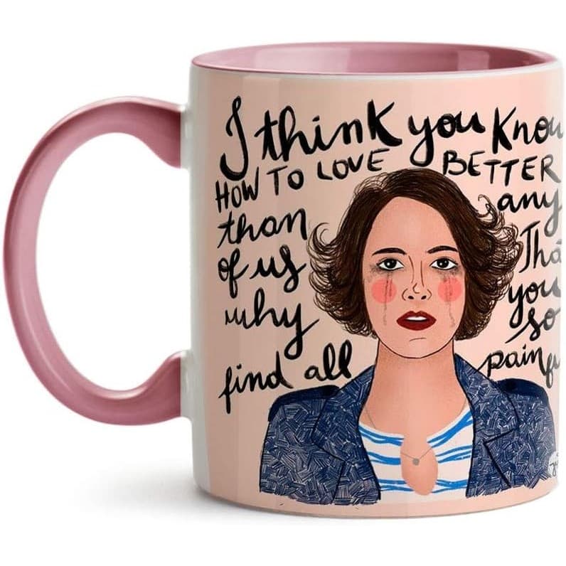 Caneca Fleabag Desenho Chorando