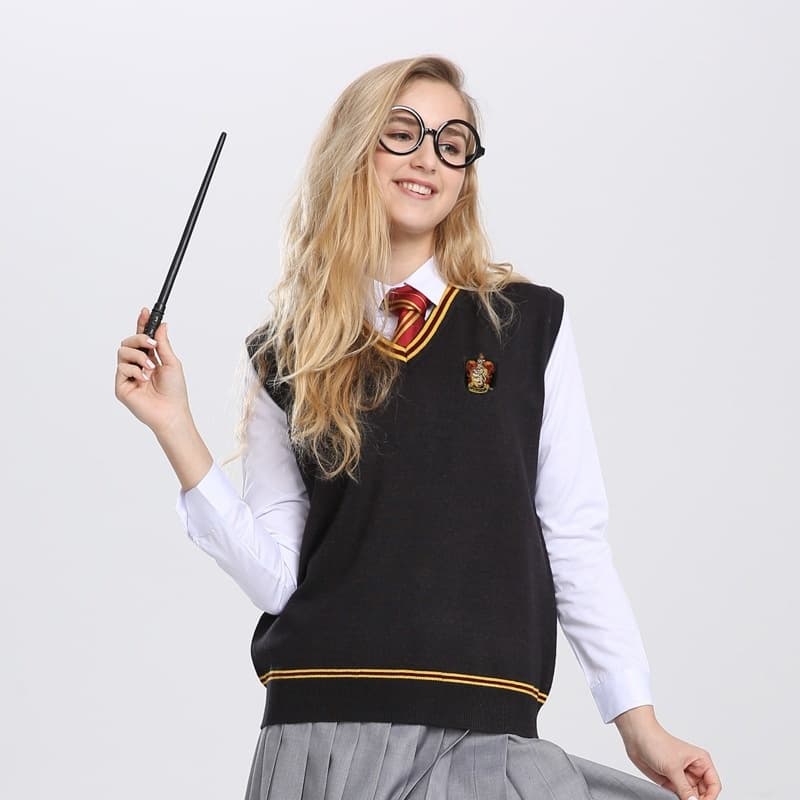Harry Potter Colete Em Malha Com Tema Eslystravena/Hefpuff Para Todos Os Estilos /