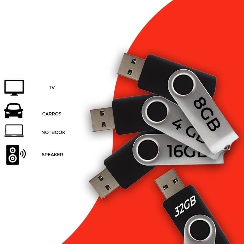 Pen Drive 4gb  Twist 100% da capacidade real 4gb