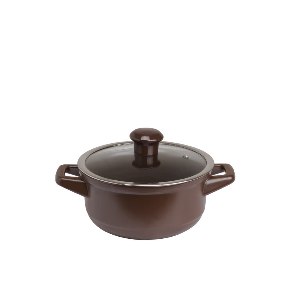 Panela de Cerâmica Duo 18Cm Chocolate 1.5 Litro