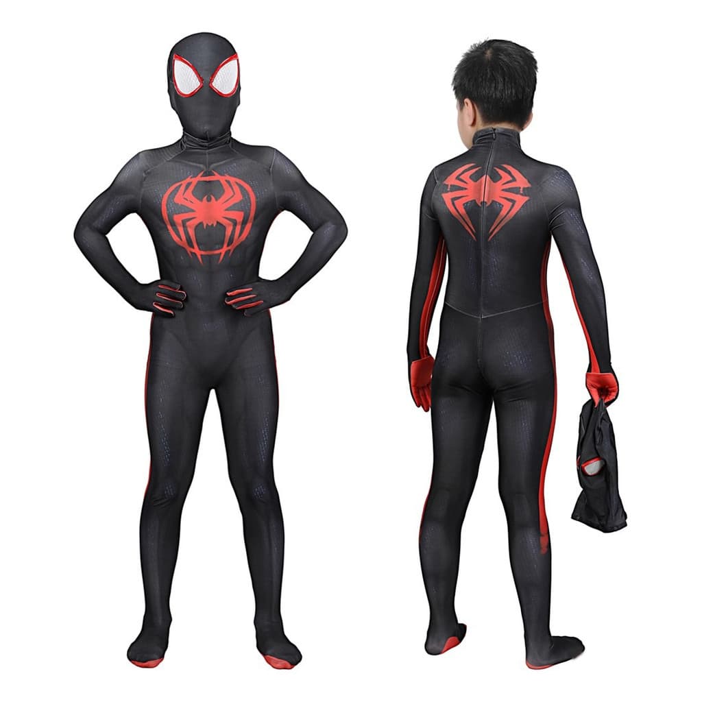 Fantasia Infantil Homem Aranhaverso 2 Miles Morales Crianças