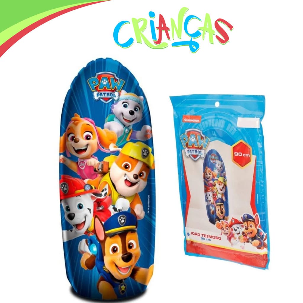 JOAO BOBO TEIMOSO INFLAVEL PATRULHA CANINA 90 CM