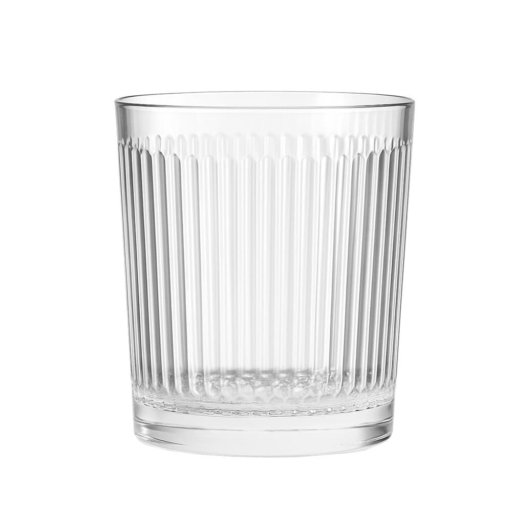 Jogo 12 Copo de Vidro Transparente Down Line 360ml Em Casa Tem