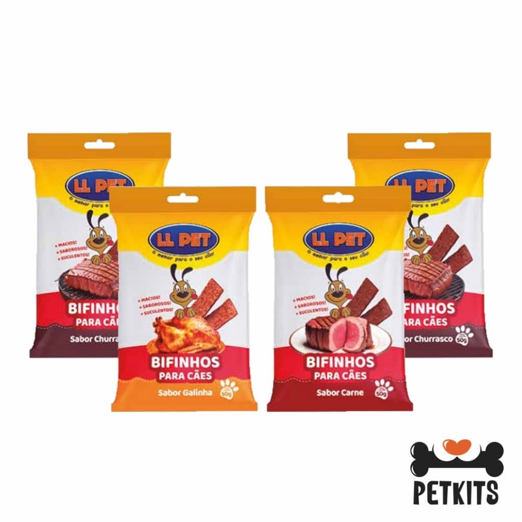 Bifinhos Mastigáveis para Cães (4/10/20 unidades) - LL Pet
