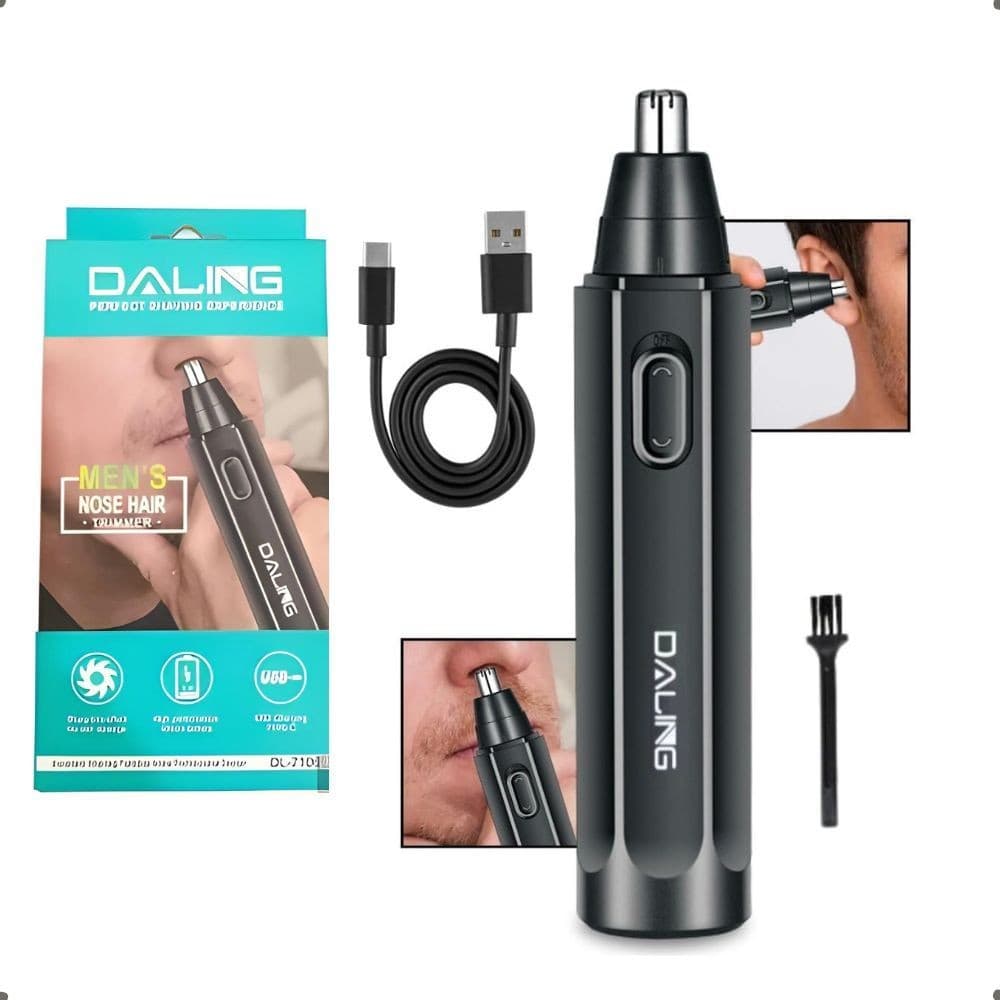 Aparador Depilador De Pelos Nariz E Orelha Sombrancelha Daling Recarregavel USB
