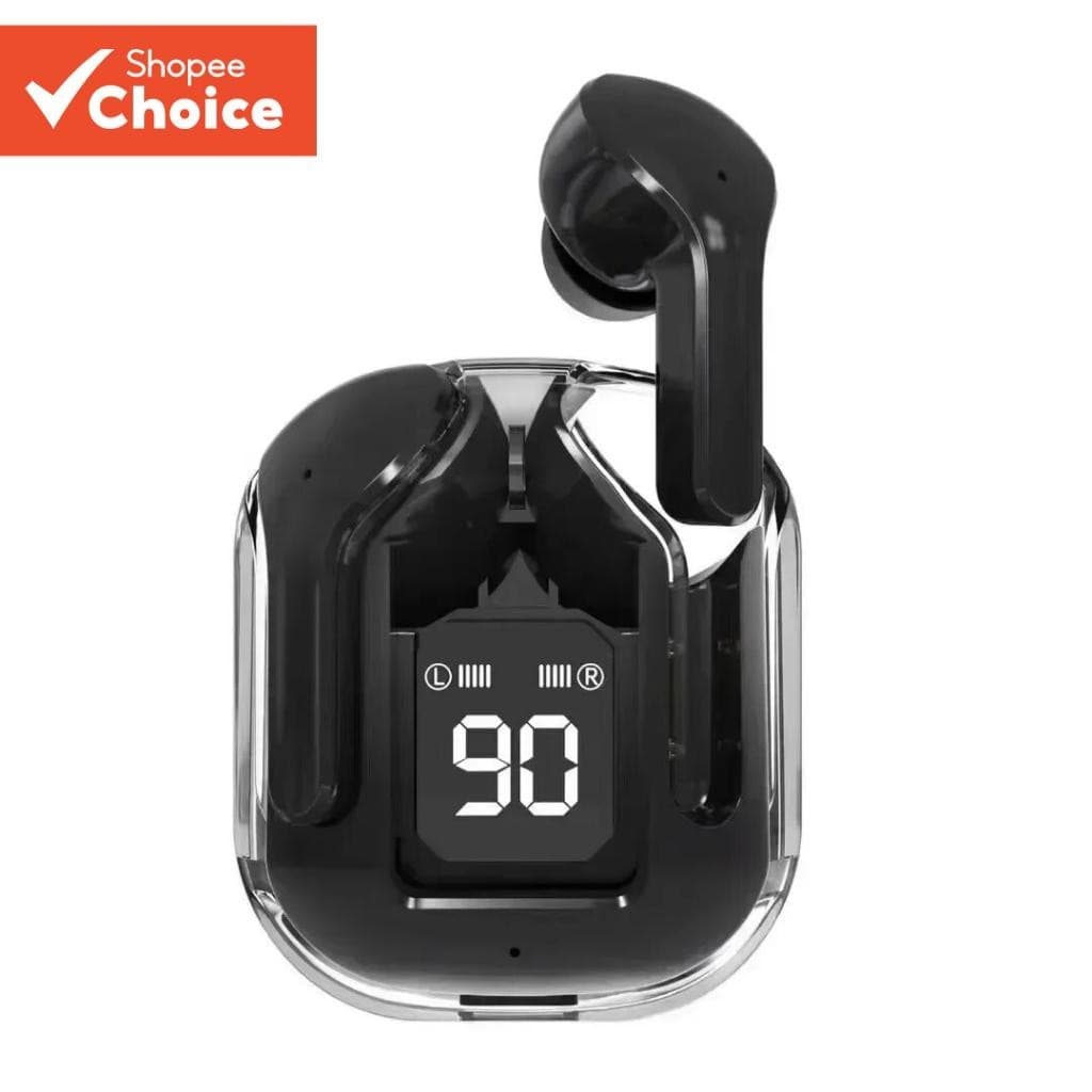 Fones de ouvido Vitog Wireless Bluetooth Air31 à prova d'água com cancelamento de ruído, LED e microfone.