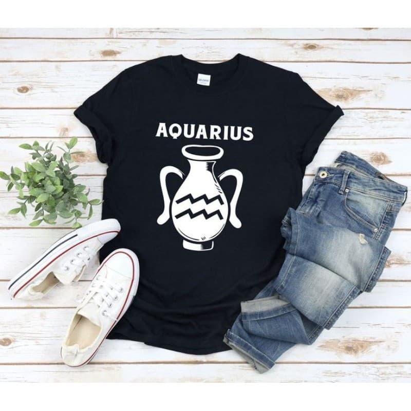 Camiseta Camisa Signo Aquário Aquarius zodíaco Baby Look Camiseta Feminina algodão t-shirt Tumblr md2 Premium Envio Imed