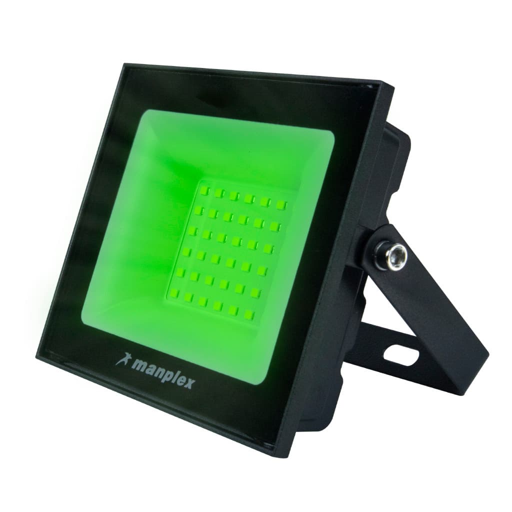 Refletor Led MP Verde - 50W - Fluxo Luminoso decorativo