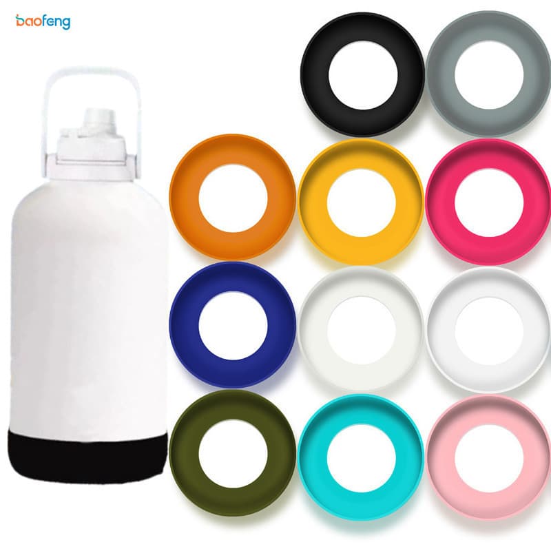 Bota De Garrafa De Água De 12cm , Capa Protetora De Copo De Isolamento Térmico Antiderrapante , Silicone Múltipla Anti-Q